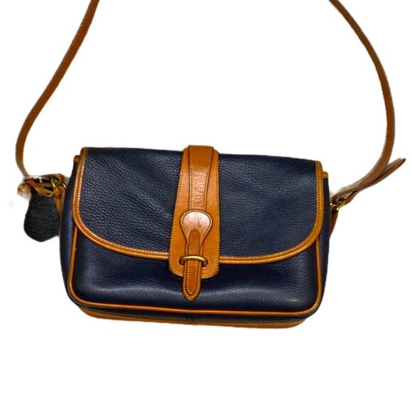 Dooney & Bourke Vintage Leather Equestrian Purse - Picture 1 of 7